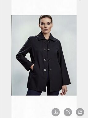 Salvatore Ferragamo Black Short Utility Jacket